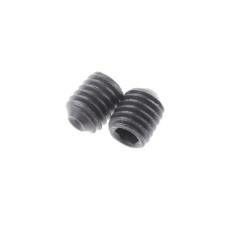 RS PRO Steel M5 x 6 mm Grub Screw Plain Cup DIN 916 Black 822-9338