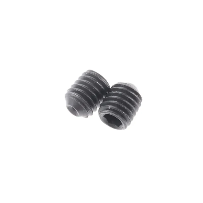 RS PRO Steel M5 x 6 mm Grub Screw Plain Cup DIN 916 Black 822-9338