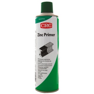 CRC Zinc Primer Spray, 500 ml Grey Zinc Plated Water-Based Corrosion Resistant Primer 30419