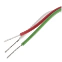 RS PRO Capacitive switch Momentary NO Illuminated Red Green IP68 Brass 8232725P