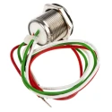 RS PRO Capacitive Switch Momentary NC Illuminated Green IP68 Polycarbonate Brass 823-2763