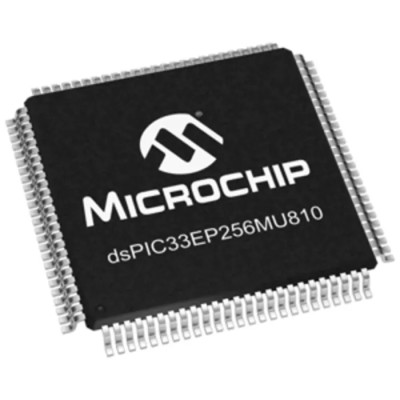 Microchip 16 bit Digital Signal Processor 60 MHz 280kB FLASH 100-Pin TQFP dsPIC33EP256MU810-I/PF
