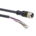 Turck Sensor Actuator Cable Female 8 Way Straight to Unterminated, 30V, 2m RKC8T-2/TXL