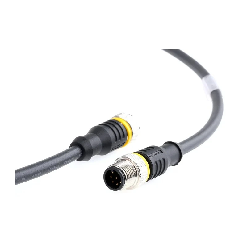Turck Female 8 Way Straight to Male 8 Way Straight Sensor Actuator Cable 30V 2 m RKC8T-2-RSC8T/TXL