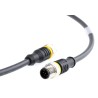 Turck Female 8 Way Straight to Male 8 Way Straight Sensor Actuator Cable 30V 2 m RKC8T-2-RSC8T/TXL