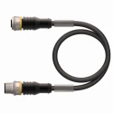 Turck Female 8 Way Straight to Male 8 Way Straight Sensor Actuator Cable 30V 2 m RKC8T-2-RSC8T/TXL