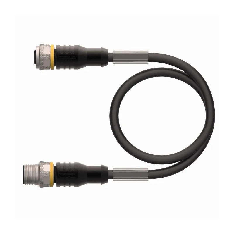 Turck Female 8 Way Straight to Male 8 Way Straight Sensor Actuator Cable 30V 2 m RKC8T-2-RSC8T/TXL
