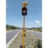 Ce Nhai Amber Solar Led Traffic Blinker For Highway 30 W