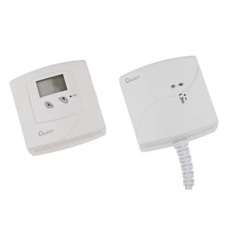 RS PRO Programmable Thermostat 240V AC, Operating Temperature 0°C to 50°C, Setting Range 5.0 to 35.0°C 823-4945