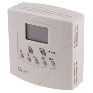 RS PRO Programmable Wireless Room Thermostat 240V AC, 0 to 50°C Operating, 5 to 35°C Setting Range 823-4949