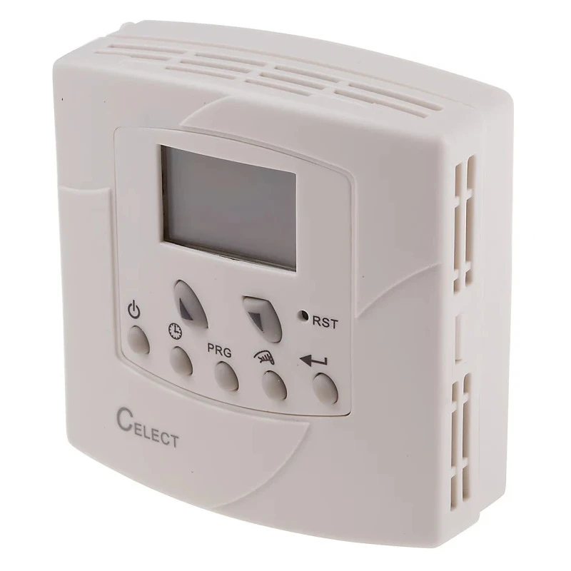 RS PRO Programmable Wireless Room Thermostat 240V AC, 0 to 50°C Operating, 5 to 35°C Setting Range 823-4949