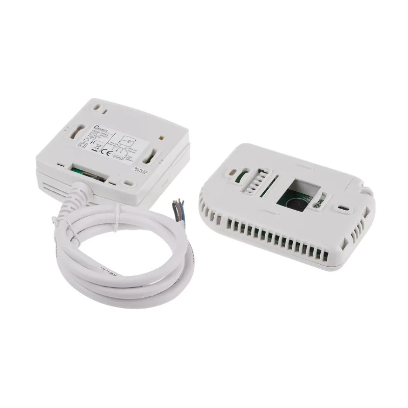 RS PRO Programmable Thermostat 240V AC, Temperature Range 5 to 35 °C, Max 50 °C Model 823-4958