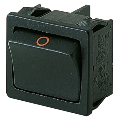 Marquardt DPST On-Off On-Off Rocker Switch Panel 12A 250V AC Polyamide Housing 01802.1121-02
