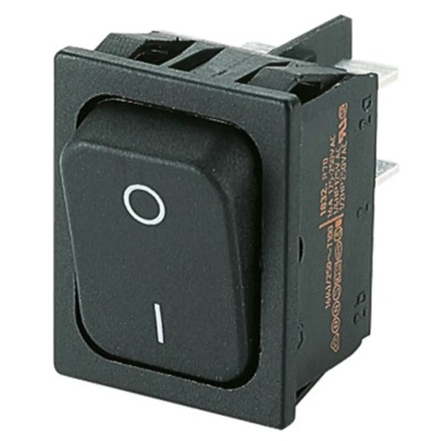 Marquardt DPST On-Off On-Off Rocker Switch Panel with Polyamide Housing, 10A Contact Current, 22x27.2 mm Panel 01832.1102-01