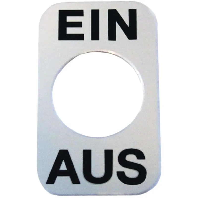 Marquardt Toggle Switch Legend Sheet for Switch, Series 0100, Contact Gap ≥ 3 mm 240.001.011-00