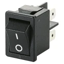 Marquardt DPST On-Off On-Off Rocker Switch Panel Black Actuator Polyamide Housing 10A 250V AC 15V DC 01858.0103-01