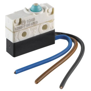 Marquardt Subminiature Snap Action Micro Switch with DIN 41635 B, RoHS, UL, EN 61058 Standards 01048.1102-00