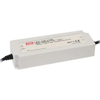 MEAN WELL  IP67 5 Output Constant Current LED Driver, 36V-72V, 151.2W, 2100mA, AC-DC Power Supply