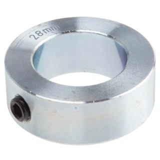 RS PRO Steel Shaft Collar, One Piece Set Screw Fastening, Bore Diameter 28mm, Outside Diameter 45mm, Width 16mm 823-6985
