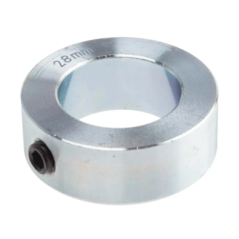 RS PRO Steel Shaft Collar, One Piece Set Screw Fastening, Bore Diameter 28mm, Outside Diameter 45mm, Width 16mm 823-6985