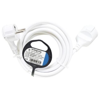 Kopp Extension Lead Kit 5m Cable Length 1 Socket Type F German Schuko 230V IP20 16A 143702083