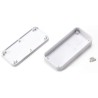 Takachi Electric Industrial 80 Series Black, White ABS Handheld Enclosure Integral Battery Compartment, IP67, IP40 CS75N-W