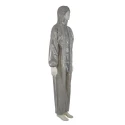 3M Grey Disposable Coverall Low Lint Anti-Static Laminate Material Unisex Hooded Size M 92 to 100 cm Chest 1.76m Length 4570M