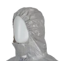 3M Grey Disposable Coverall Low Lint Anti-Static Laminate Material Unisex Hooded Size M 92 to 100 cm Chest 1.76m Length 4570M