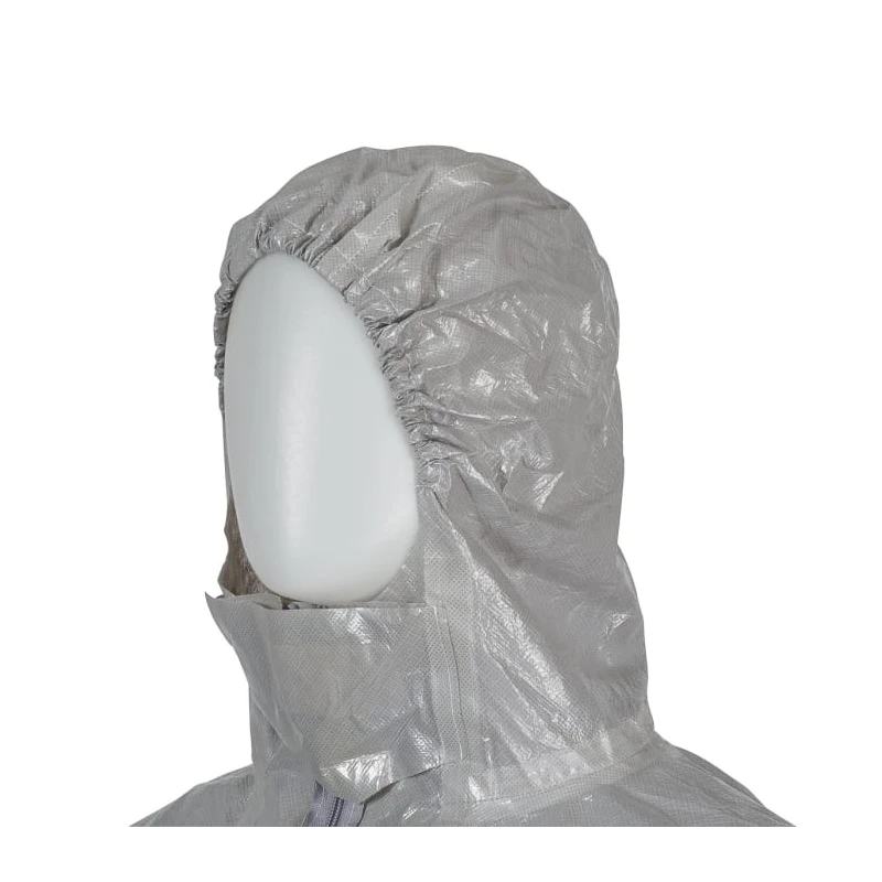 3M Grey Disposable Coverall Low Lint Anti-Static Laminate Material Unisex Hooded Size M 92 to 100 cm Chest 1.76m Length 4570M