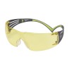 3M SecureFit 400 Safety Glasses with Amber Polycarbonate Lens, UV Protection, Impact Resistant, Stainless Steel SF403AF-EU