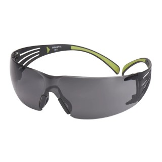 3M SecureFit 400 Safety Glasses Impact Resistant Grey Polycarbonate Lens Stainless Steel Polycarbonate SF402AF-EU