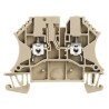Weidmüller W Series Disconnect Terminal Block Beige, 2.5mm² Cable CSA, 1-Level, Screw Clamp Termination, 24A, 500V 8731700000