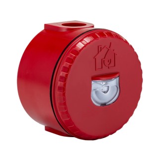 Eaton Solista LX Wall Series Red Beacon 60V DC Flashing LED Light IP65 812005FULL-0256X