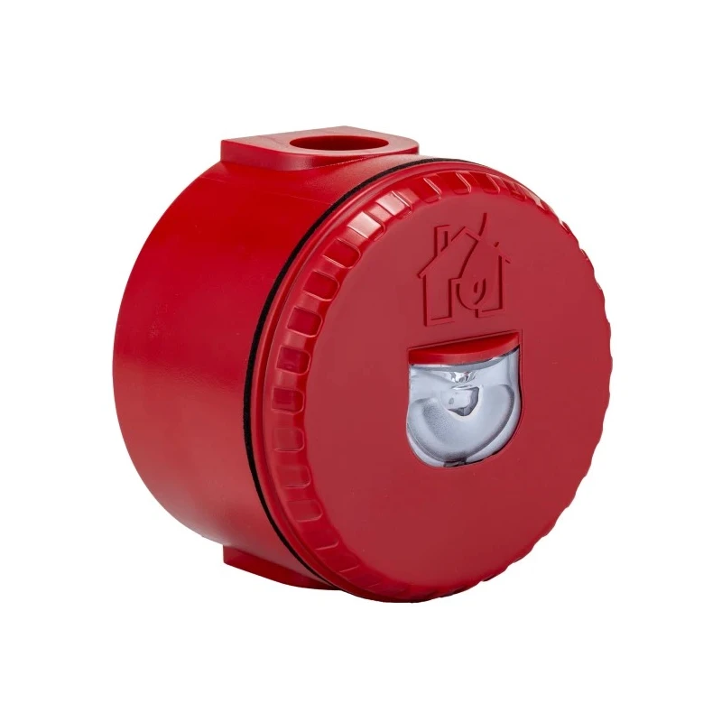 Eaton Solista LX Wall Series Red Beacon 60V DC Flashing LED Light IP65 812005FULL-0256X