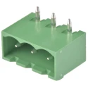 Wurth Elektronik 3137 Series Right Angle Through Hole Pluggable Terminal Block, 3 Contacts, 5 mm Pitch, 1 Row 691313710003