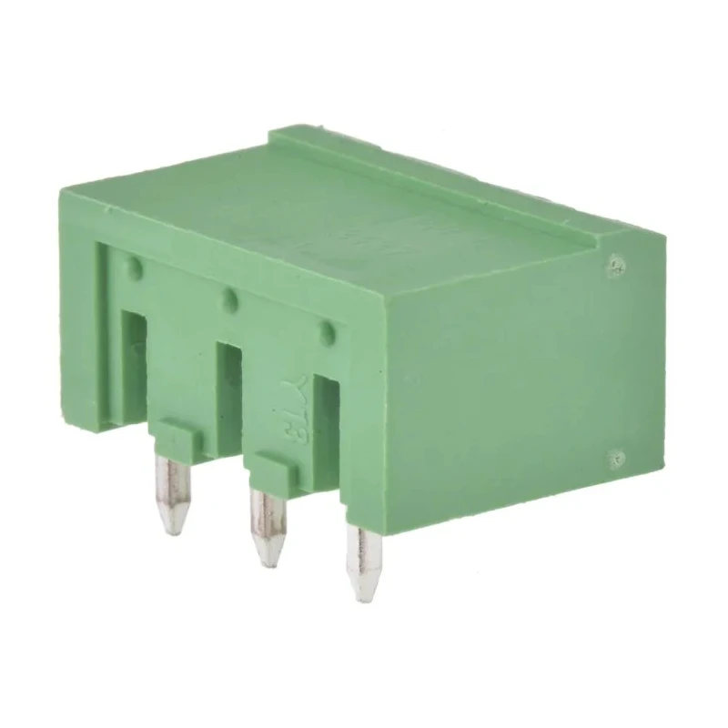 Wurth Elektronik 3137 Series Right Angle Through Hole Pluggable Terminal Block, 3 Contacts, 5 mm Pitch, 1 Row 691313710003