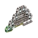 Weidmüller W Series DIN Rail Terminal Block Dark Beige, 4-Level, 31 A, 500 V, Screw Termination 7917030000