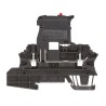 Weidmüller Black W Series Fused DIN Rail Terminal Screw Clamp 2.5mm², 1-Level, 36V, 6.3A 1162930000