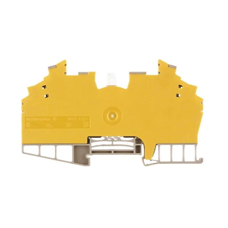 Weidmüller W Series 1-Level Brown Disconnect Terminal Block Screw Clamp 250V 10A 1.5mm² 1016000000