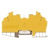 Weidmüller W Series 1-Level Brown Disconnect Terminal Block Screw Clamp 250V 10A 1.5mm² 1016000000