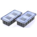Solar Centre Rectangular LED Bulkhead Light Solid Reinforced Plastic Housing IP67 Rated PAVERLIGHT SS9787