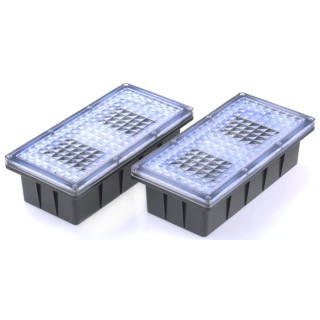 Solar Centre Rectangular LED Bulkhead Light Solid Reinforced Plastic Housing IP67 Rated PAVERLIGHT SS9787