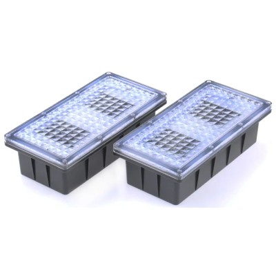 Solar Centre Rectangular LED Bulkhead Light Solid Reinforced Plastic Housing IP67 Rated PAVERLIGHT SS9787