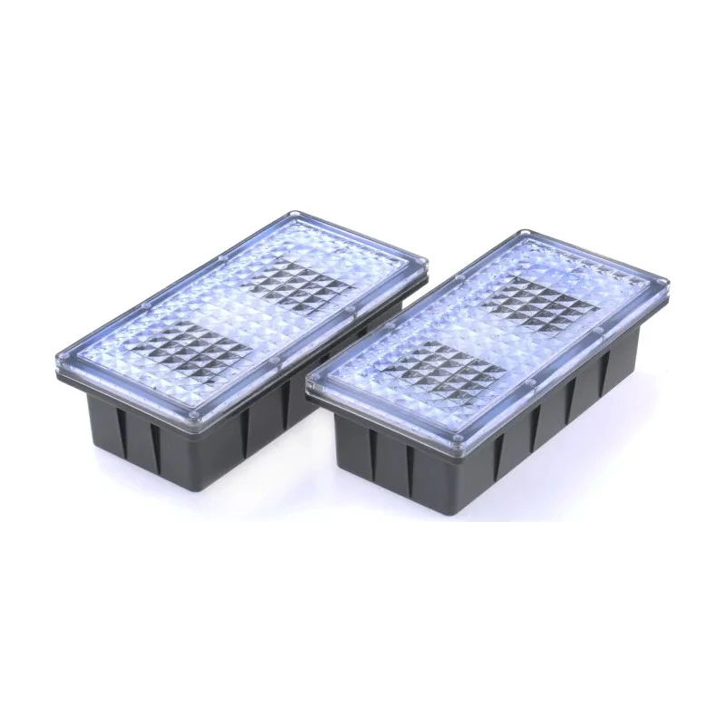 Solar Centre Rectangular LED Bulkhead Light Solid Reinforced Plastic Housing IP67 Rated PAVERLIGHT SS9787
