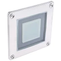 Solar Centre Solar Square Decking Light Floodlight White 1 LED 300mW IP44 SS7543
