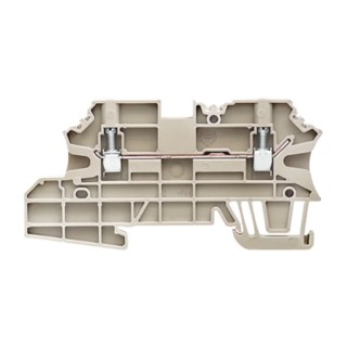 Weidmüller W Series Feed Through Terminal Block Brown, 2.5mm² Cable CSA, 1-Level, Screw Termination, 800V, 32A 1143070000