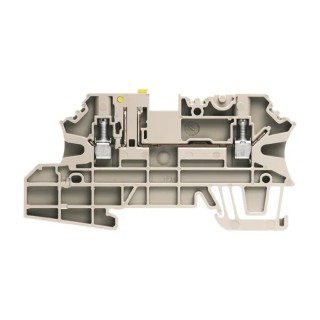 Weidmüller W Series Disconnect Terminal Block Brown 2.5mm² 1-Level Screw 500V 20A 1143020000