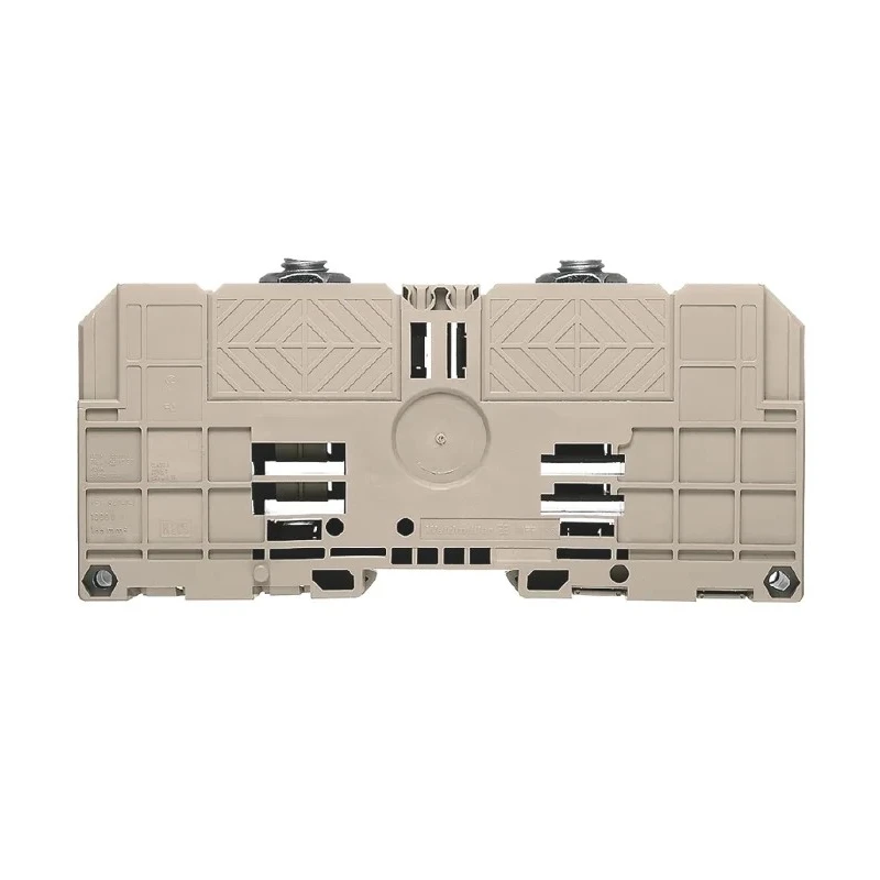 Weidmüller WFF Series 1-Level DIN Rail Terminal Block Dark Beige 2.5mm² to 50mm² Cable, 125A, 1kV, Bolt 1029300000