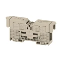 Weidmüller WFF Series 1-Level DIN Rail Terminal Block Dark Beige 2.5mm² to 50mm² Cable, 125A, 1kV, Bolt 1029300000