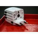 SKROSS Travel Adapter China, UK, Europe, USA, Australia, Japan, 2.5A Current, 250V Voltage 824-6077